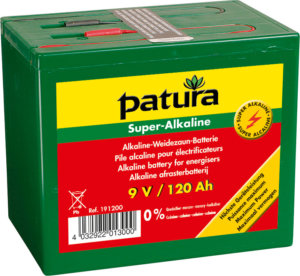 Super-Alkaline Weidezaun-Batterie