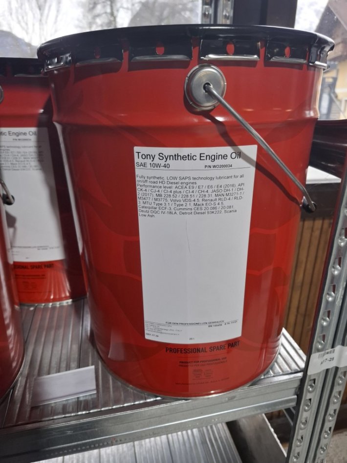 Tony Synthetic Engine Oil SAE 10W-40 20L