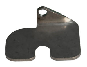 Handschieber Sicherungsblech