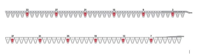 MESSER-SATZ BIDUX 2,60 M
