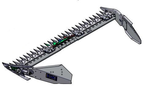 1,47 m ESM Fingerbalken Mittelschnitt