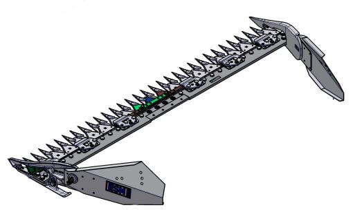 1,62 m ESM Fingerbalken Mittelschnitt