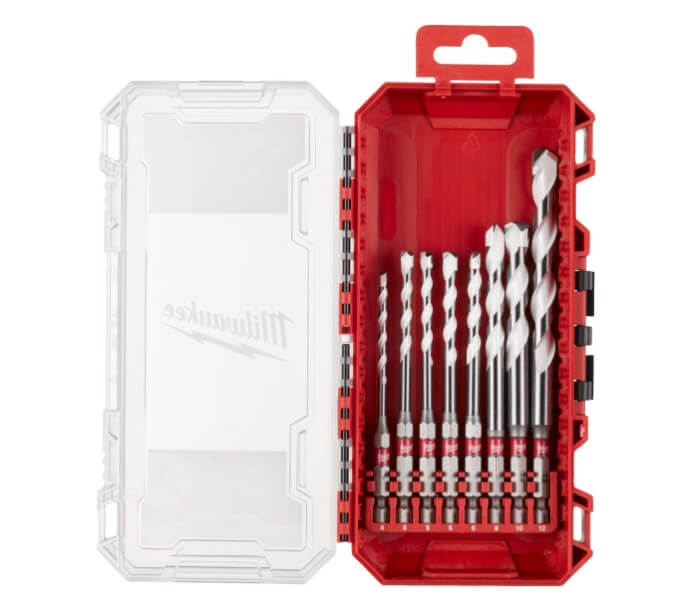 Materialbohrer Set 8 teilig Milw. 4-12 mm